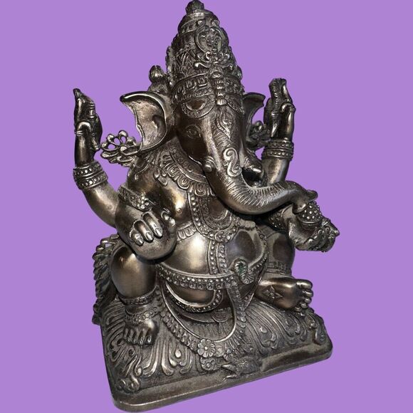 Lord Ganesha Hindu Statue Lord of Success Remover of Obstacles - Picture 14 of 16